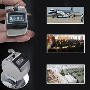 

Mechanical Counter Ring Counter Outdoors Home Kitchen Metal with Light Buddha-Chanting Counter Tools Golf Buddhist Articles