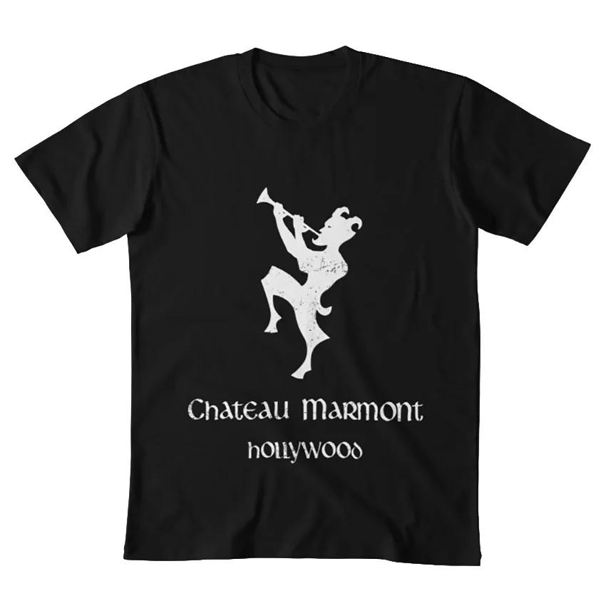 Chateau Marmont Голливуд Винтаж футболка chateau marmont Лос Анджелеса закат полосы Проблемные