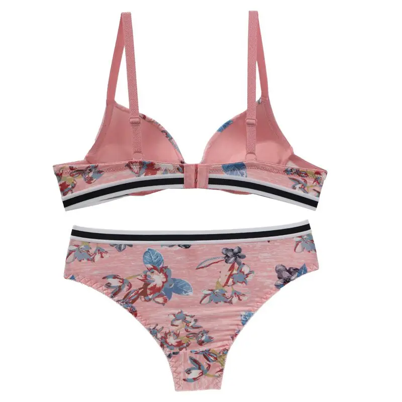 DaiNaFang – ensemble de soutien-gorge Push Up brodé pour femmes, 2 pièces, Bralette à armatures, Lingerie respirante pour dames