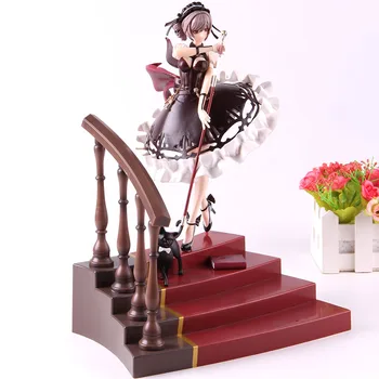 

Animation Julies PVC Collection Model Toy Hand-made Toys With Luxurious Stairway Cat Action Figure Birthday Gift