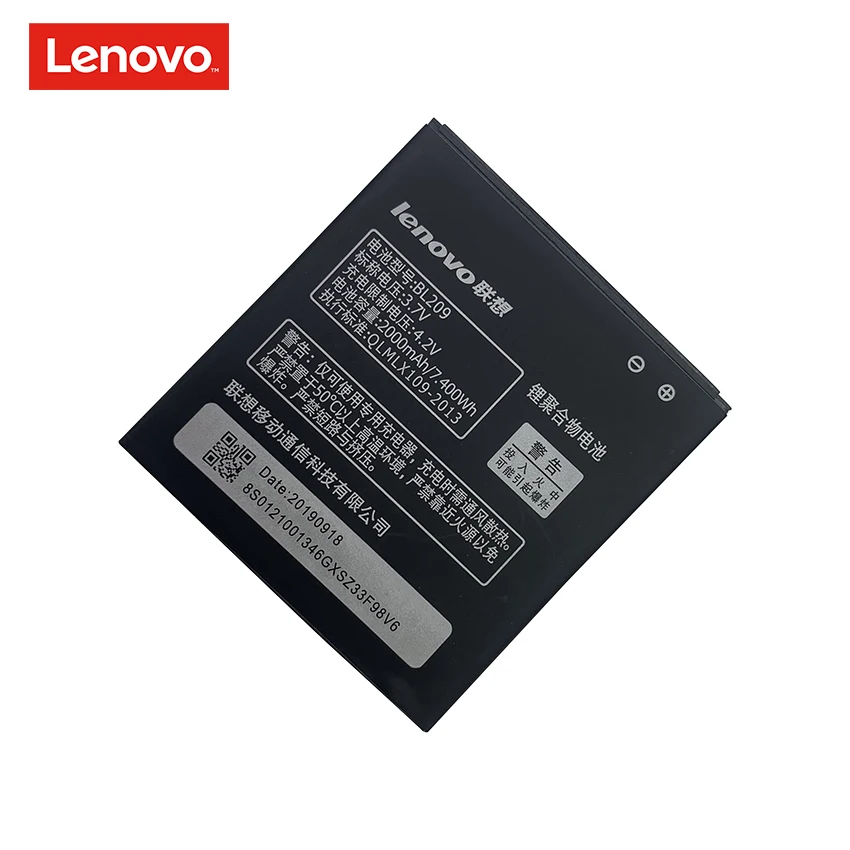 Для Lenovo A516 аккумулятор 2000 мАч BL209 запасная батарея для A706 A760 A820E A378T A398T A788T смартфон