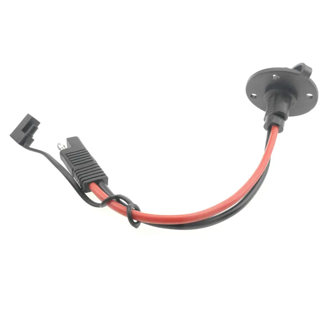 DIY 12AWG 30 см SAE Power Socket водонепроницаемый быстроразъемный панельный кронштейн