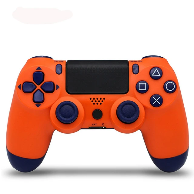 Беспроводной геймпад для PS4 контроллер Bluetooth контроллер для PS4 Геймпад Джойстик для Dualshock 4 для Play Station 4 manette ps4 - Цвет: Оранжевый