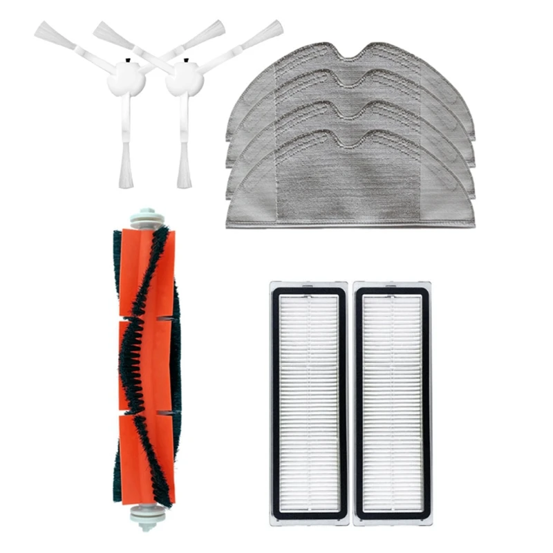 

9Pcs Main Brush Side Brush HEPA Filter Mop Cloth Cleaning Tool for Xiaomi 1C Robot Vacuum Cleaner Parts Accessories