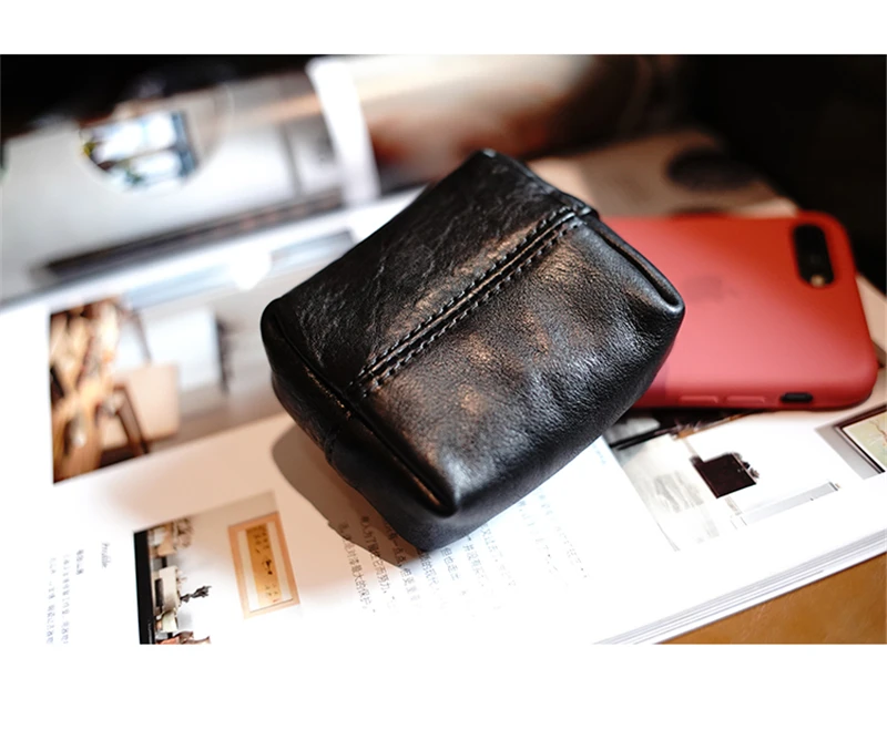 mudança bolsa moeda saco de dinheiro roxo