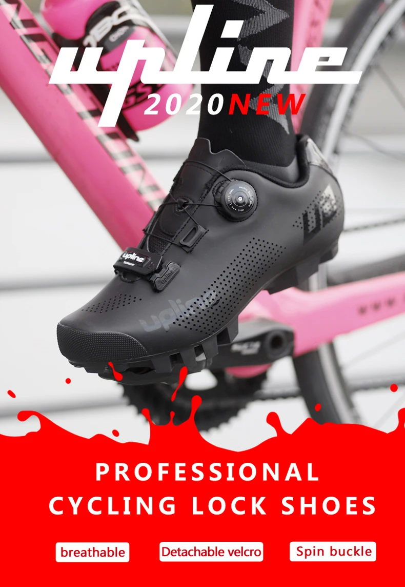 2020 new upline mtb shoes men mountain bike shoes cycling bicycle sneakers women professional self-locking breathable
