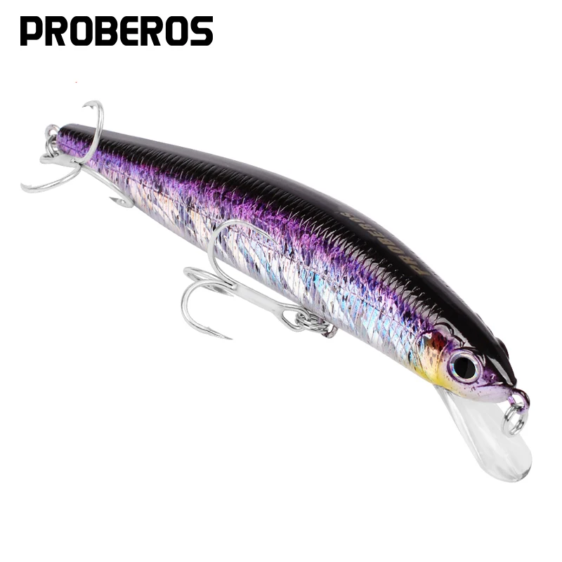 Рыболовная приманка PROBEROS 5 51 дюйма 14 см/24 8 г 0 87 унции приманки в форме гольяна с 2