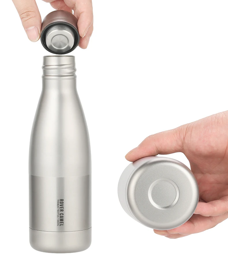Bouteille isotherme double paroi en Inox Qwetch 500 ml Bohême Bleu