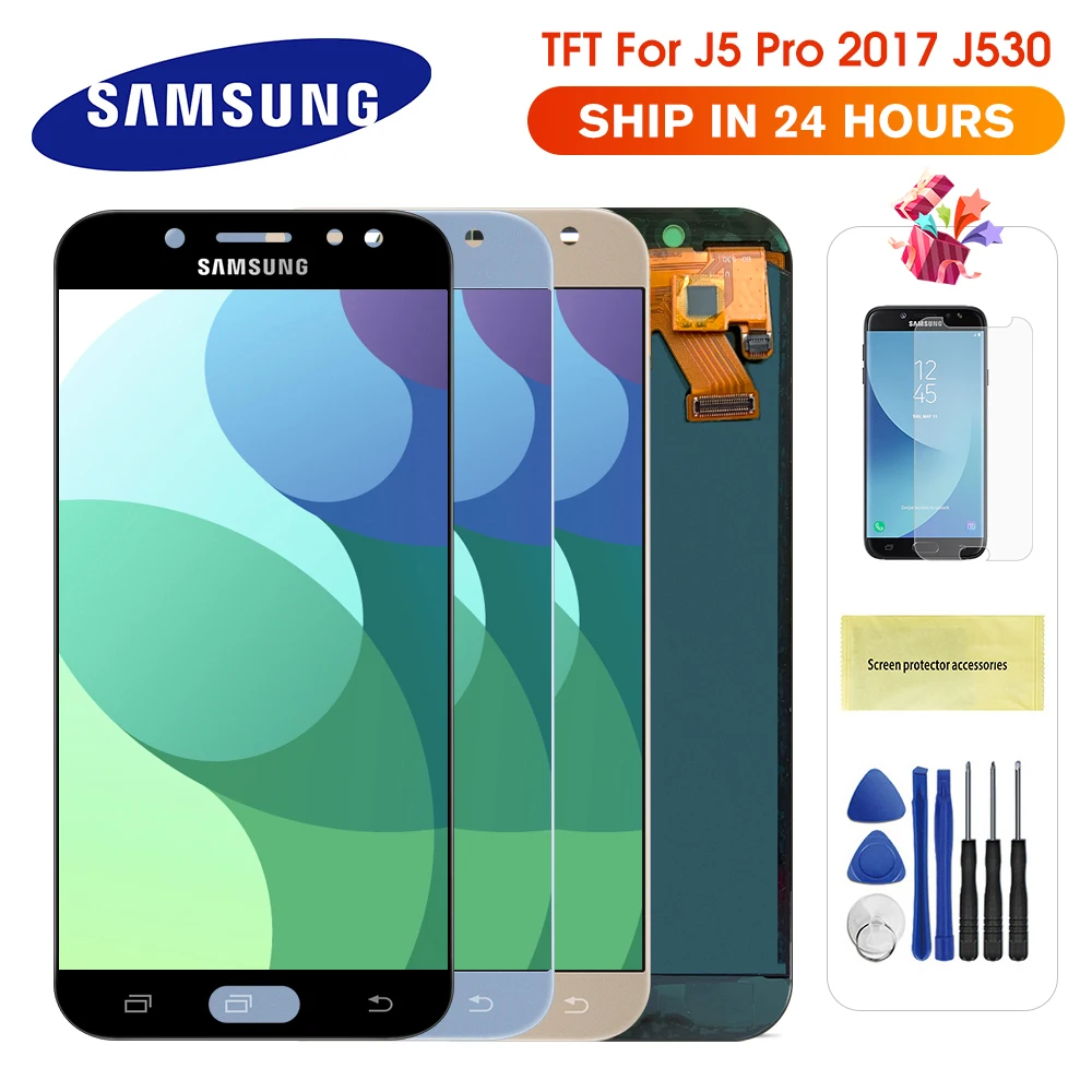 ЖК дисплей для Samsung Galaxy J5 2017 J530 pro сенсорный экран с дигитайзером в сборке SM J530F J530M
