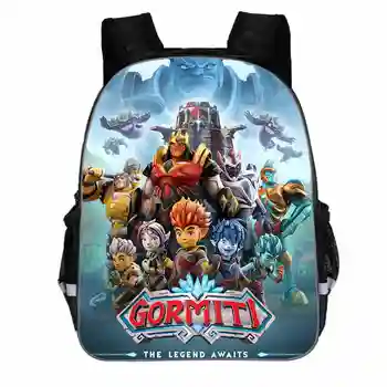 

Kid School Bags Boys Game Gormiti Schoolbags Primary Student Large Capacity Backpack Sets Girls Boys Satchel 11-18 inch