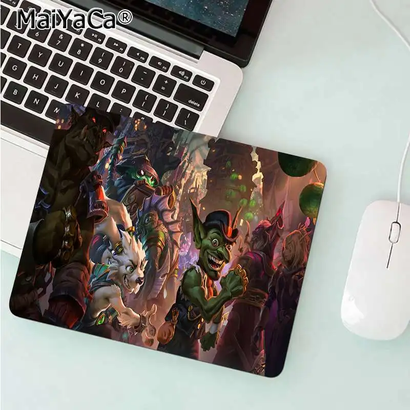 Красивое аниме maiyaca Hearthstone игровой логотип красивый коврик для мышки в стиле аниме Гладкий коврик для письма настольные компьютеры мат игровой коврик для мыши - Цвет: No Lock Edge25x29cm