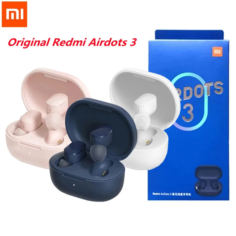 Оригинальные беспроводные Bluetooth-наушники Xiaomi Redmi AirDots 3 Mi совместимые с 5 2 наушники