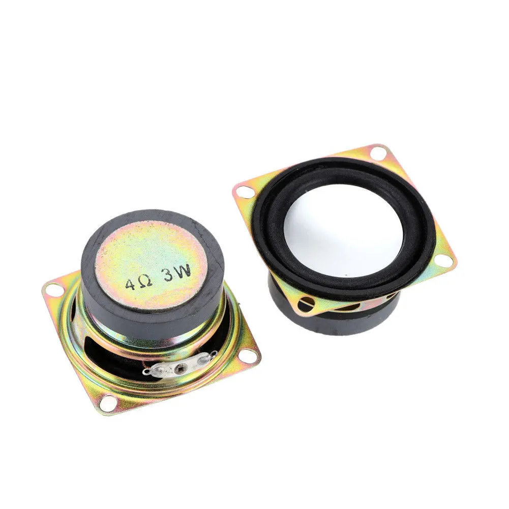 2 Pcs/set DIY Kit Remarkable Computer Music Amplifier Mini Speaker Electronic Unassembled Music Transparent For Gift Home Box