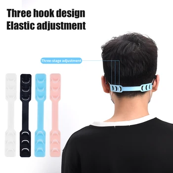 

Plastic 3-step adjustable mask ear mounting artifact ear pain
