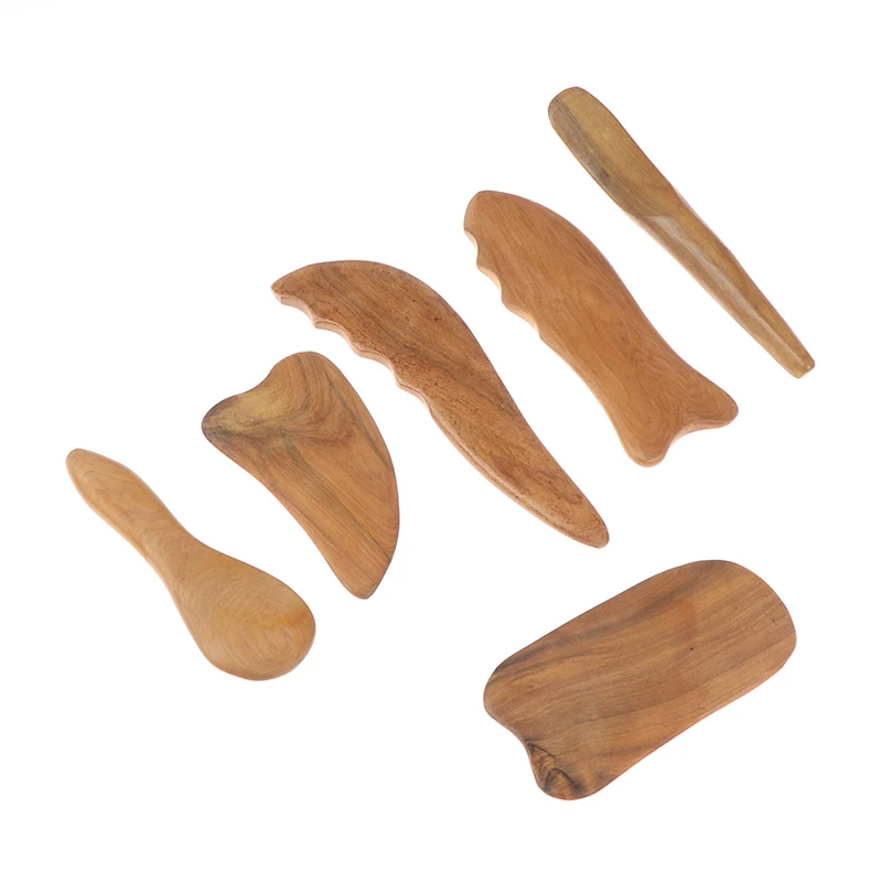 Therapy Meridians Scrap Lymphatic Health Care Fragrant Wood Body Massage Tool Foot Reflexology AcupunctureThai Massager Roller