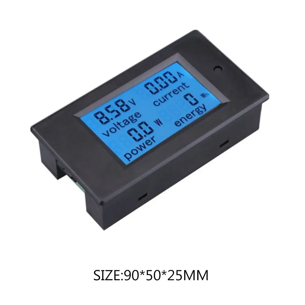 DC lcd четыре-в-одном многофункциональный измеритель 20/50/100A ЖК-цифровой дисплей Напряжение Ток Мощность Электрический счетчик энергии