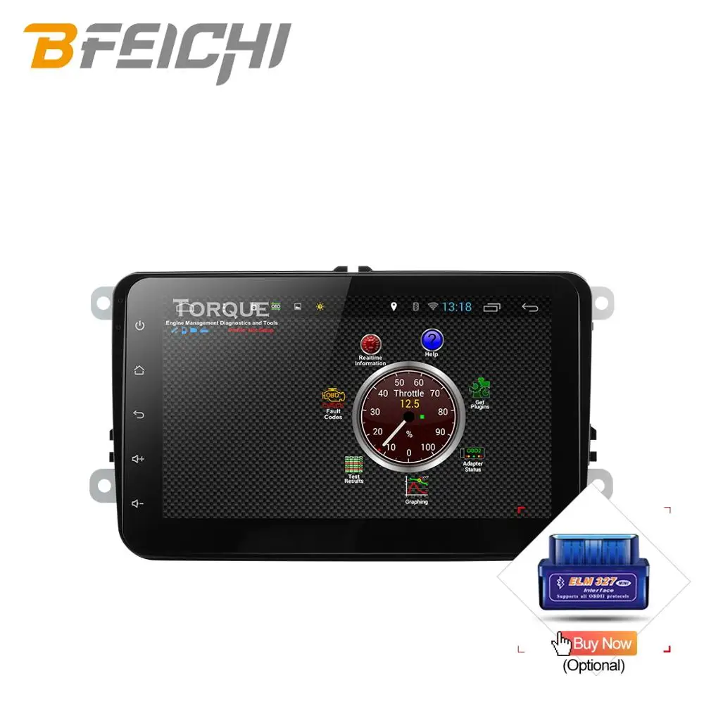 Best EU/RU Warehouse 2G android 9.0 car dvd player for VW polo golf passat tiguan skoda yeti superb rapid for skoda gps navi 3
