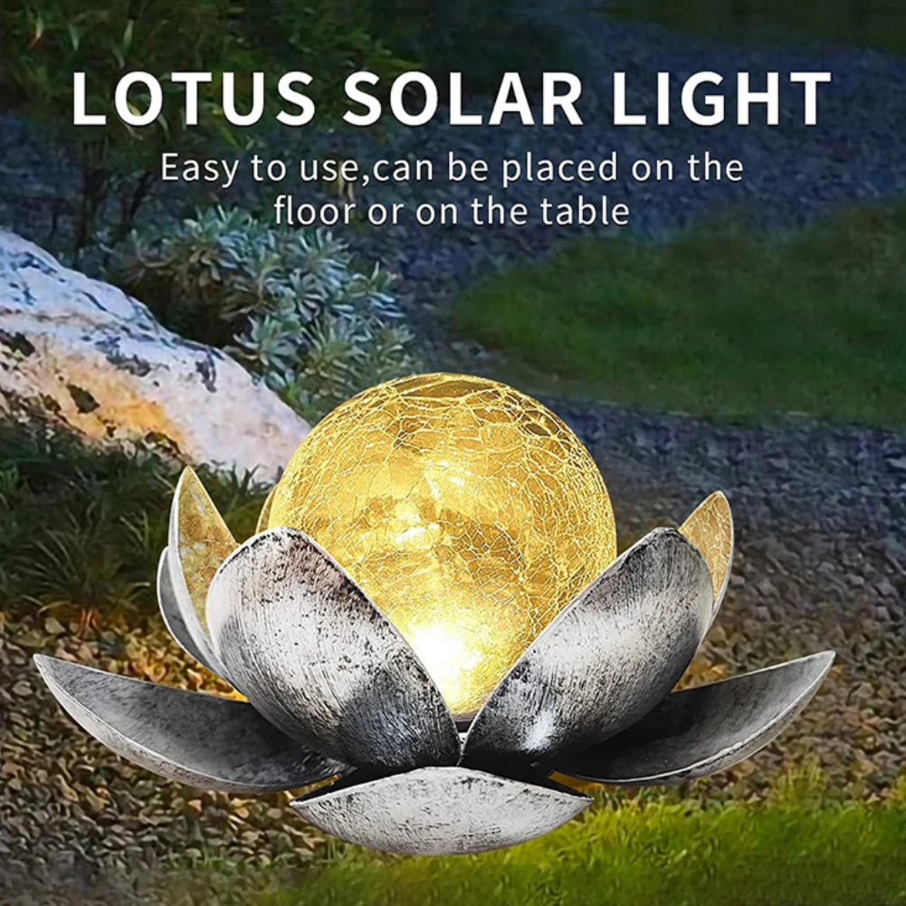 Lotus Solar Light, Floating Flower Night Lamp, Decorations For Pond