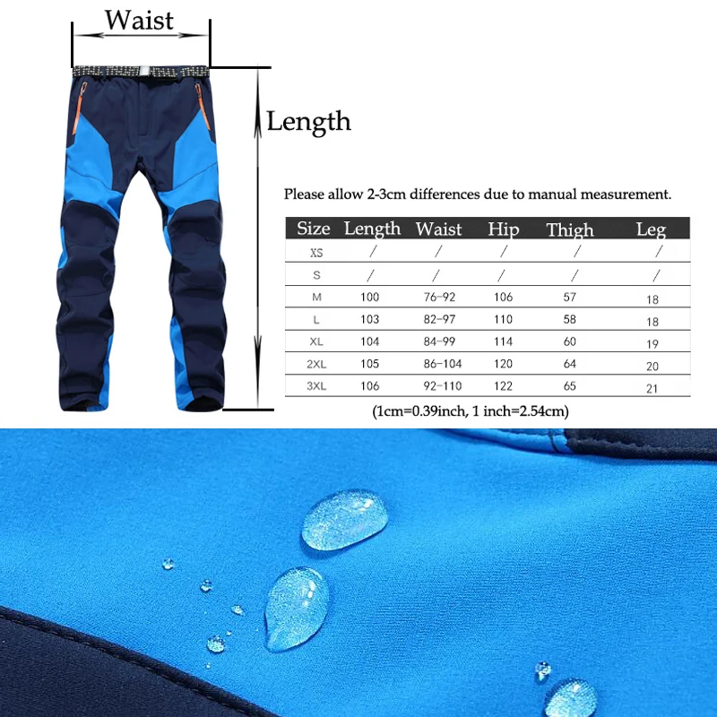 Зимние флисовые мужские походные брюки, быстросохнущие водонепроницаемые теплые походные брюки, уличные дышащие треккинговые брюки для рыбалки, верхняя одежда