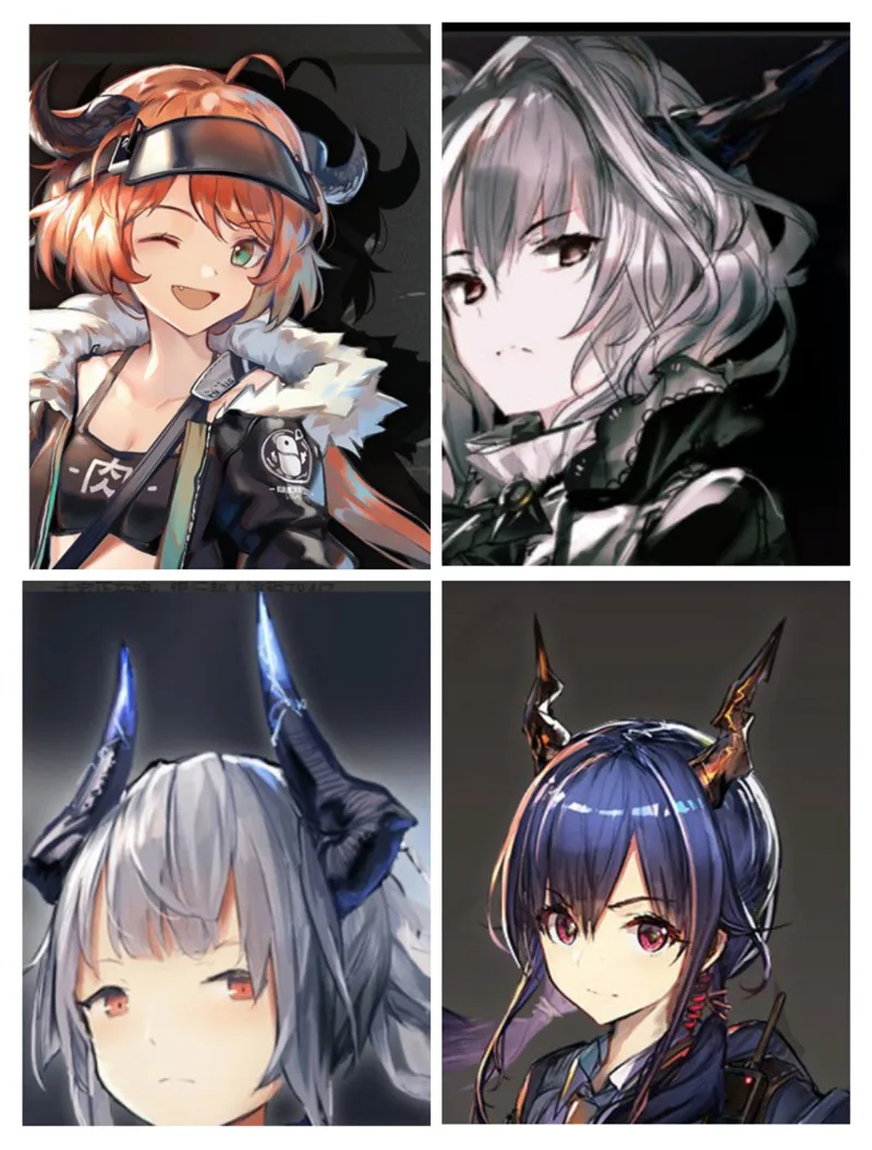 Аниме игра Arknights Liskarm круассан косплей рога голова клип головные уборы аксессуары для косплея реквизит заколка для волос хэллоуин