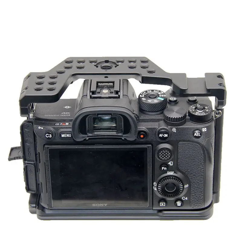 Защитный Алюминиевый металлический чехол iShoot для камеры sony a7RIV a7r4, светильник с ЧПУ, защитная рамка для таможенного корпуса