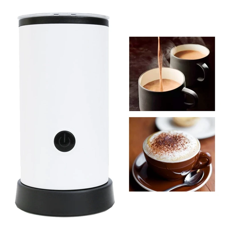 

Automatic Milk Frother Coffee Foamer Container Soft Foam Cappuccino Maker Electric Coffee Frother Milk Foamer Maker EU PLUG