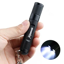 

Mini Keychain LED Flashlight Small Lantern 3 Modes 600 lumens Keychain Flashlight Mini Torch AAA Battery Waterproof Penlight