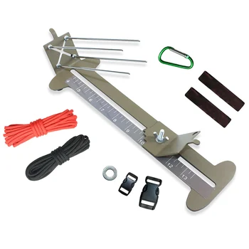 

Paracord Jig Bracelet Maker Paracord Tool Kit Adjustable Metal Weaving DIY Craft Maker