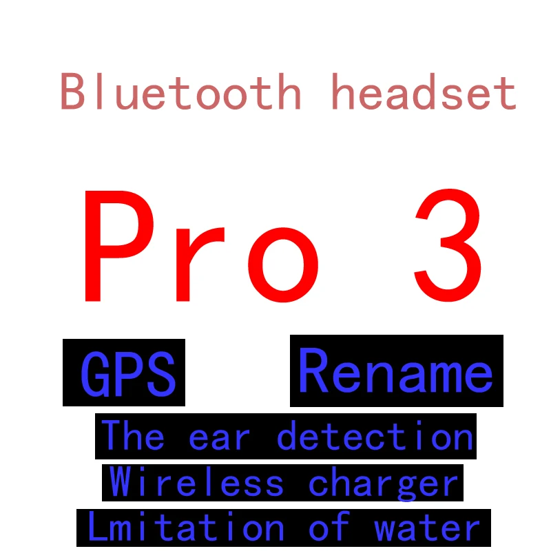 Tws Pro 2 3 Draadloze Bluetooth Headset Hoge Kwaliteit Mobiele Telefoon Oortelefoon Groothandel