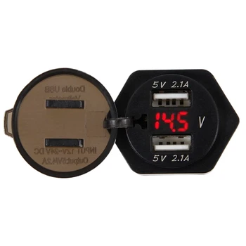 

Motorcycle Dual USB Charger for BMW R1250GS/ADV LC 2019 Charger for Triumph Tiger for Ducati Multistrada 1200 Cigarette Lighter