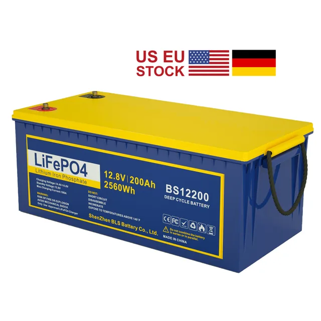 12V 120Ah LiFePO4 Battery Deep Cycle Lithium Iron Phosphate New Energy