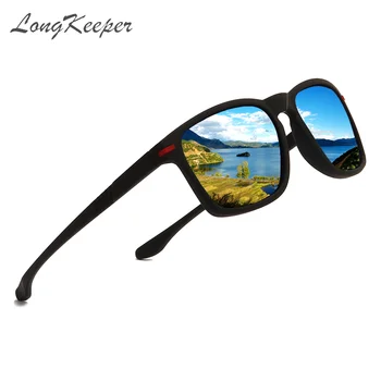 

LongKeeper Male 2020 Polarized Driving Sunglasses Men Square Mirror Sun Glasses Driving Goggle 100% UV400 oculos masculino