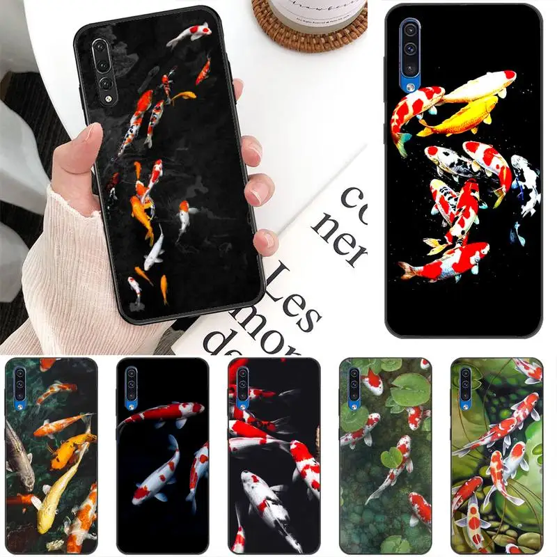 Lucky Koi Fish чехол для телефона Redmi 9A 8A 7 6 6A Note 9 8 8T Pro Max K20 K30 черный мягкий из ТПУ с