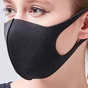 

1PC Fashion Cotton Mouth Mask Dustproof Washable Reusable Women Men Face Mouth Masks Breathable Windproof Mask