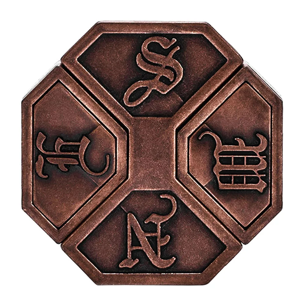 Details about / Vintage Alloy Cast Puzzle Box Metal Lock Toys IQ Mind Brain Teaser Game A