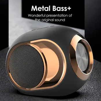 

X6 Bluetooth 5.0 Speaker Wireless Loudspeakers TWS Column Waterproof Soundbar Stereo Support TF AUX USB FM For Phone PC