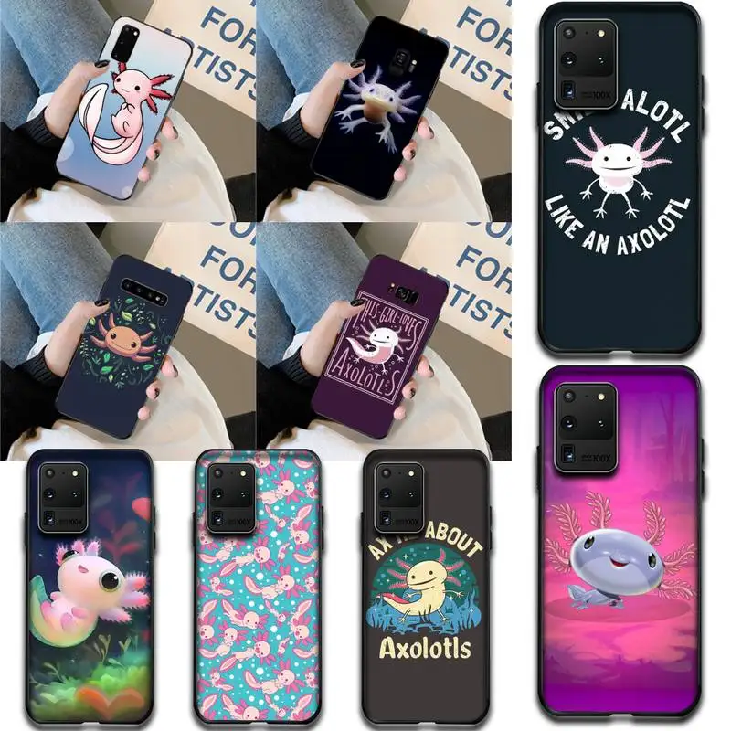 NBDRUICAI чехол для телефона с милыми животными Axolotl Samsung S20 plus Ultra S6 S7 edge S8 S9 S10 5G |