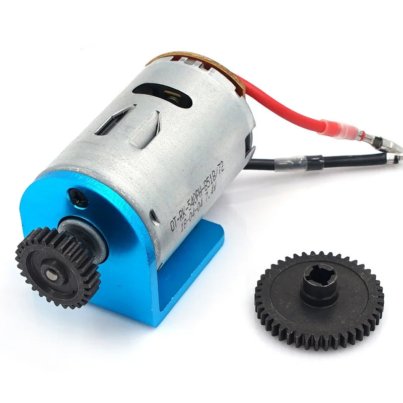 

Motor Amount+540 Motor Electric Engine Metal Gear 27T Reduction Gear 42T Rc Car Upgrade Parts 1/18 Wltoys A959 A959-B A969 A979
