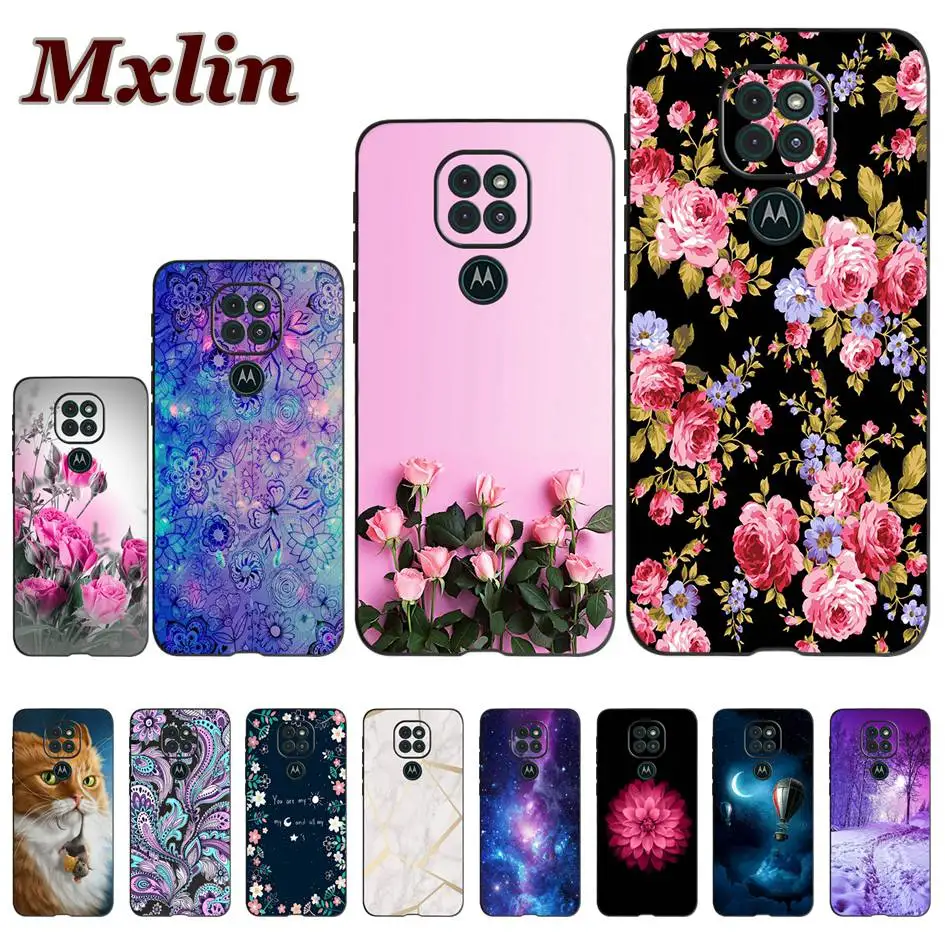 Floral Printed Soft Silicone Phone Cover