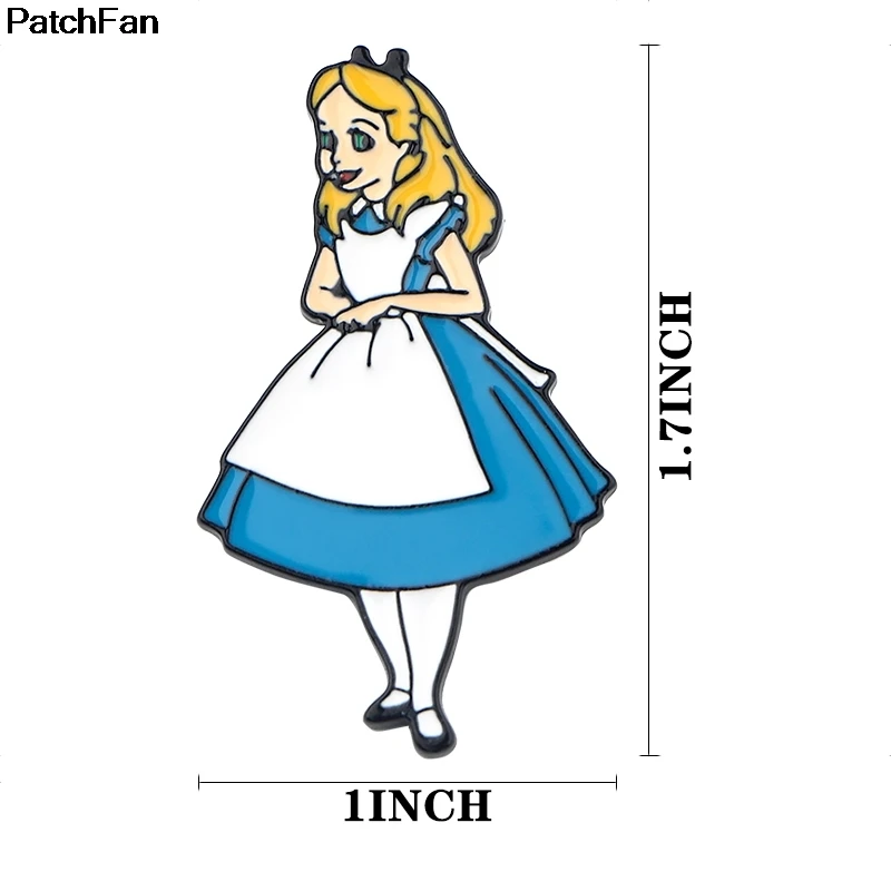 20 шт./лот A2609 Patchfan модные популярные забавные очаровательные милые Мультяшные булавки для детей, мужчин, женщин, броши, аксессуары для одежды, ювелирные значки