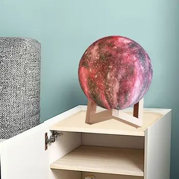 

3D Print Moon Lamp Rechargeable LED Bedside Night Light For Children Gift Desktop Novelty Decoration Supplies Dropship