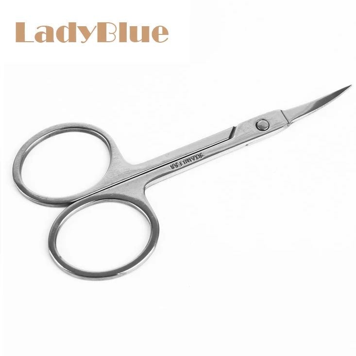 

5PCS/LOT Small Eyelash Nose Hair Facial Trimmer Scissor Cutter Manicure beauty Nail Grooming Eyebrow Cut Hair Makeup Tool