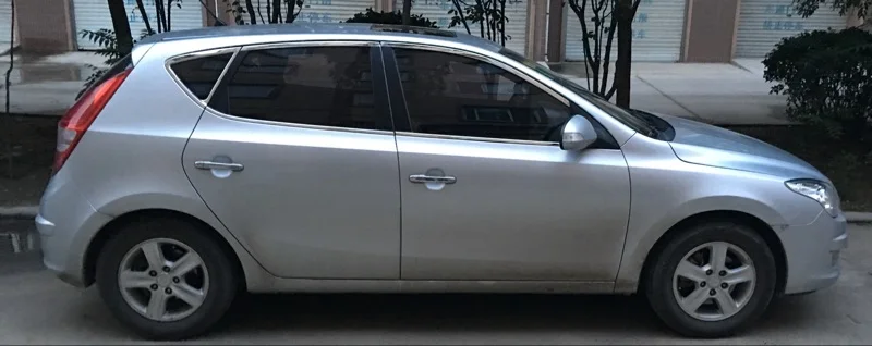 Нержавеющая сталь окна автомобиля планки для hyundai i30 2007 2008 2009 2010 2011 2012 hyundai Elantra Touring