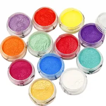 DIY Perlengkapan Slime Seni Bubuk Mutiara Llizun Bubuk Pigmen Warna Crystal Clay Lumpur Mika Bersinar Dekorasi Bermain Mainan untuk Anak-anak(China)