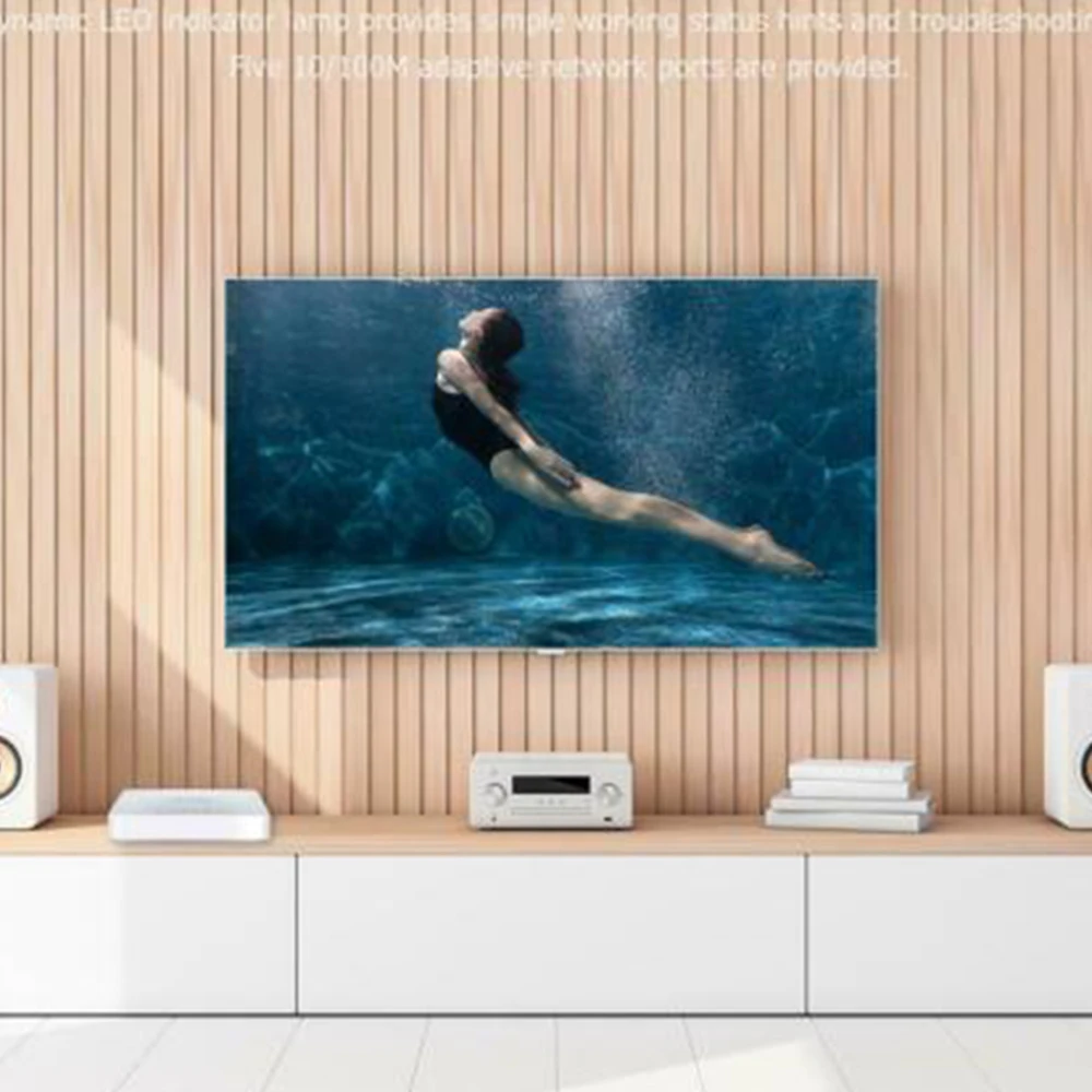 S105C коммутатора Ethernet WiFi модуль, мини 5 Порты и разъёмы настольный коммутатор для интернет-сети, 10/100 Мбит сетевой концентратор, маленький, подключи и играй, легкая установка