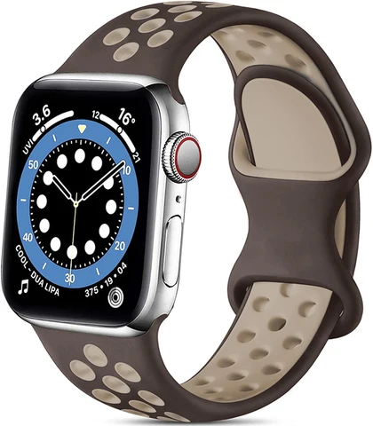 Strap For Apple Watch band 45mm 41mm 44mm 40mm 38mm 42mm Soft Breathable watchband bracelet iWatch 7 SE 6 5 4 3 2 band