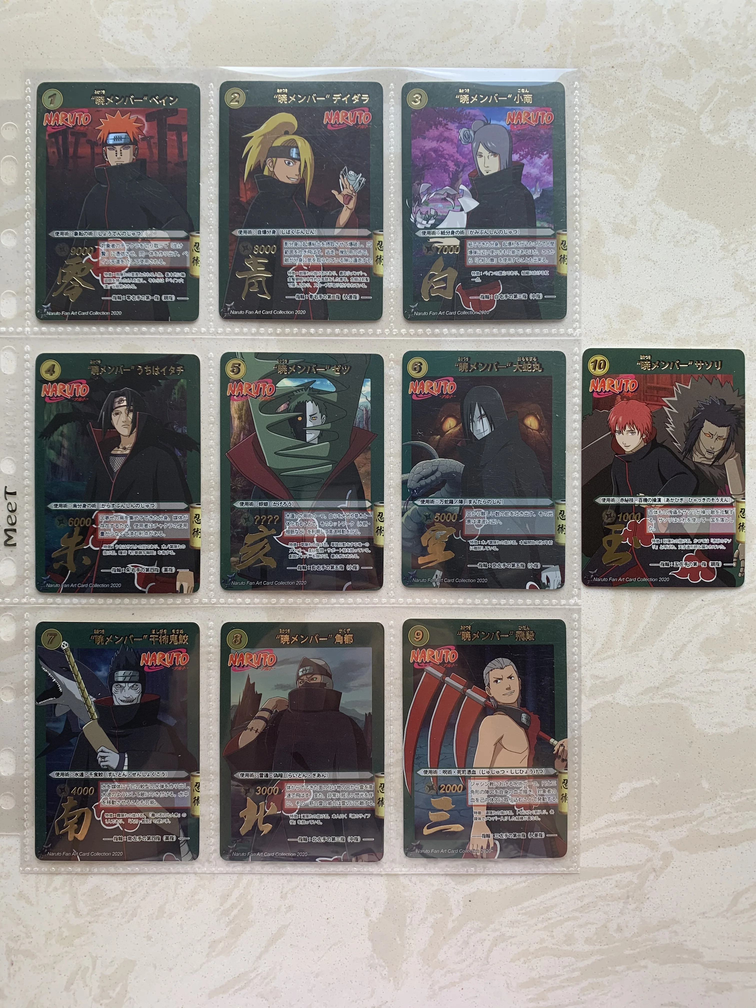 9 шт./компл. героя аниме Наруто кольцо Akatsuki игрушки хобби Коллекционные вещи игра