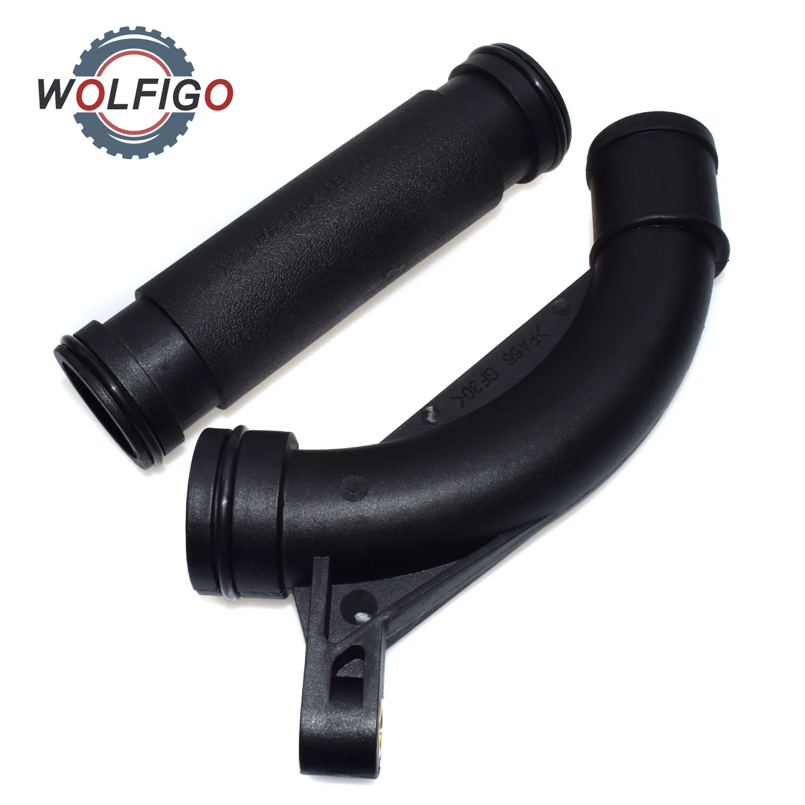 WOLFIGO 2Pcs Engine Coolant Thermostat Pipe Hose For Land Rover Freelander MG ZS ZT ZT-T Rover 45 75 800 XS PEP103270 PEP101970