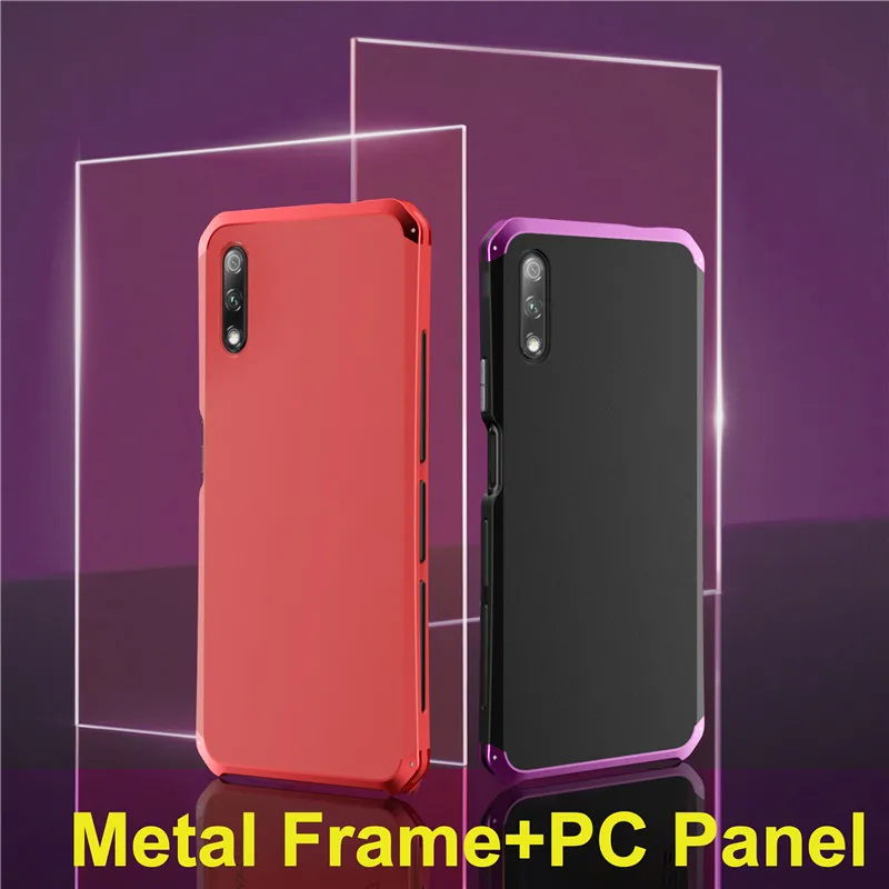 Противоударный металлический бронированный чехол для huawei Honor 9X Pro, металлический алюминиевый жесткий чехол из поликарбоната, чехол для huawei Honor 9X, чехол Coques