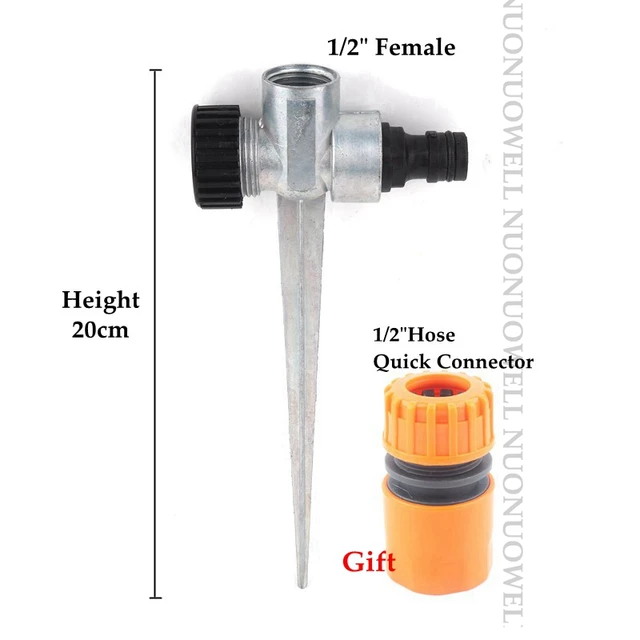 20 Cm 1/2 "3/4" Szál Kerti Gyep Öntöző Sprinkler Alap Fúvókák Tüske Támogatás Forgó Ütköző Sprinklerek Rúd Földi Tét - Image 3